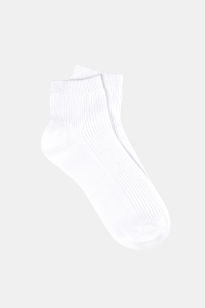 CAMEO RIBBED ANKLE SOCKS - 4 PACK